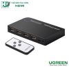 Bộ gộp HDMI 3in1 Ugreen 40234 hỗ trợ 4K có điều khiển chính hãng