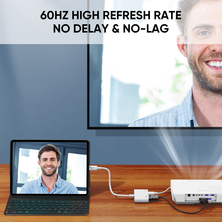 Cáp chuyển Iphone, Ipad sang HDMI hỗ trợ fullHD 1080p - Ảnh 3